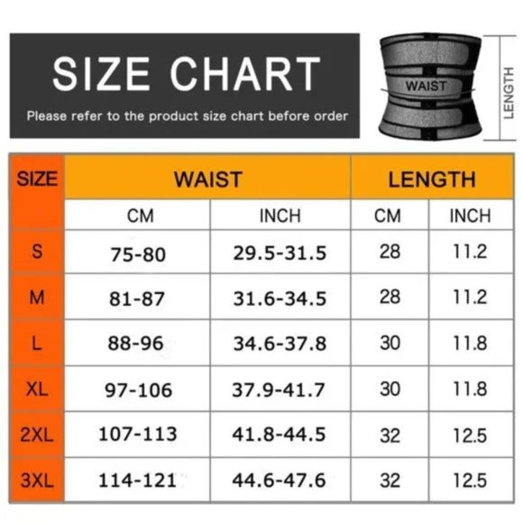 New Mens Waist Trainer Slimming Black - Picture 7 of 8